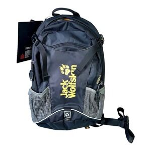 Jack Wolfskin Velocity 12 Litre Backpack Rucksack Black Air Control System Bike